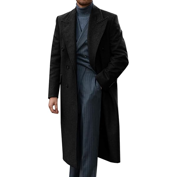 Xingfenly Trench Coats Autumn Men Long Jacket Streetwear