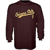 Blue 84 NCAA Mens Long Sleeve T-Shirt Cursive Team Color