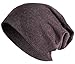 JOYEBUY 4 Pack Women Men Stylish Cotton Beanie Cap Slouchy Beanies Hats Soft Sleep Cap (Style C)