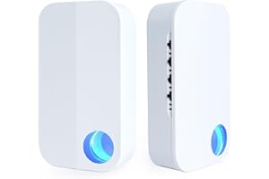 PVACG Air Ionizers for Home Plug In with 4 negative Ion Brush Heads,Ultra-Quiet Ionizer Air Purifier for Home,Portable Negative Ion Air Purifier for Bedroom Office Kitchen (2)