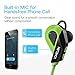 Vomelon 74535 V6 Bluetooth Headphone Wireless Sweat proof Headset Built-in MIC Noise Cancelling Pure Sound Earphone