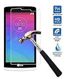 LG Leon LTE / LG Tribute 2 Tempered Glass Screen Protector, Kmall 0.26mm 2.5D HD Clear 9H Hardness Oleophobic Coating Screen Cover Film For LG Risio LG Power LG Destiny LG C40 Anti Scratch Fingerprint