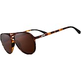 goodr Mach G Polarized Sunglasses Women &amp; Men | Large Sized, Aviator Frames, UV400, Non-Reflective/Mirrored Lenses, No Slip, Multi Colors