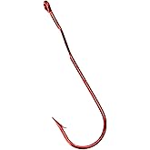 Tru Turn size 2 Aberdeen Hooks, Red (Pack of 7)