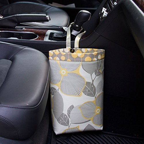 Car Trash Bag, Amy Butler Modern Optic, Customizable, Car Organizer, Auto Bag, Auto Organizer, Car Accessories, Car Gift, Auto Trash Can