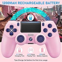 Wiv77 Pink Wireless Controller Compatible with