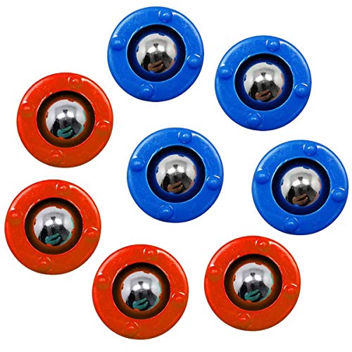 Yayalovehomee Mini Shuffleboard Pucks Rollers Set Shuffleboard Equipment Set Curling Accessories for Indoor Outdoor Family and Friends Fun