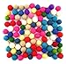 Feltfriend 100 Pieces Pure Wool Felt Balls, Wool Beads, Pom Poms, Garland, Diameter 20 mm / 0.78 Inch (Assorted Colors)