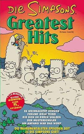 Die Simpsons Greatest Hits Vhs Matt Groening Amazon De Vhs