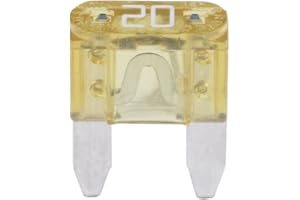 Bussmann ATM-20 Yellow ATM 20 Amp Fast-Acting Automotive Mini Blade Fuses - 5 per Box5
