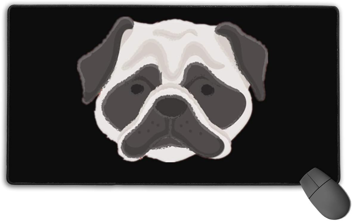Amazon Com Dog Pug Gaming Mouse Pad Non Slip Base Computer