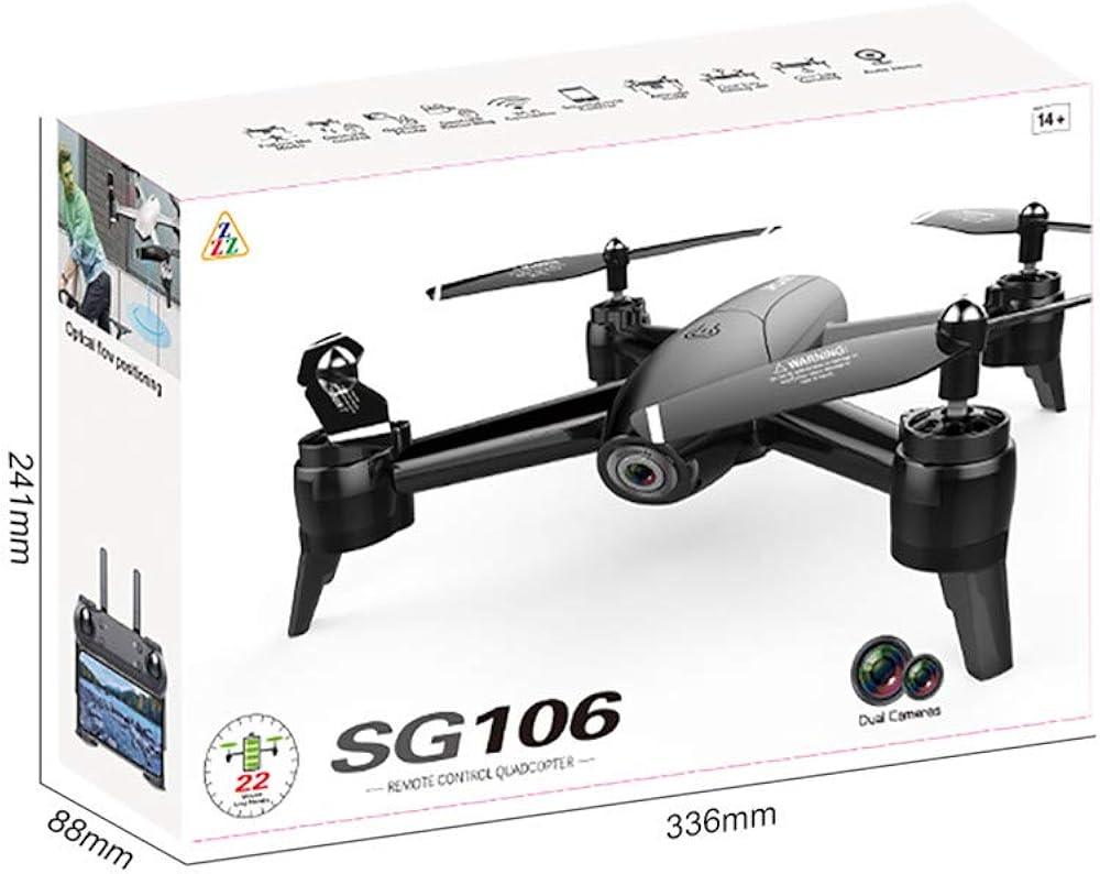 sg106 22mins flight rc drone