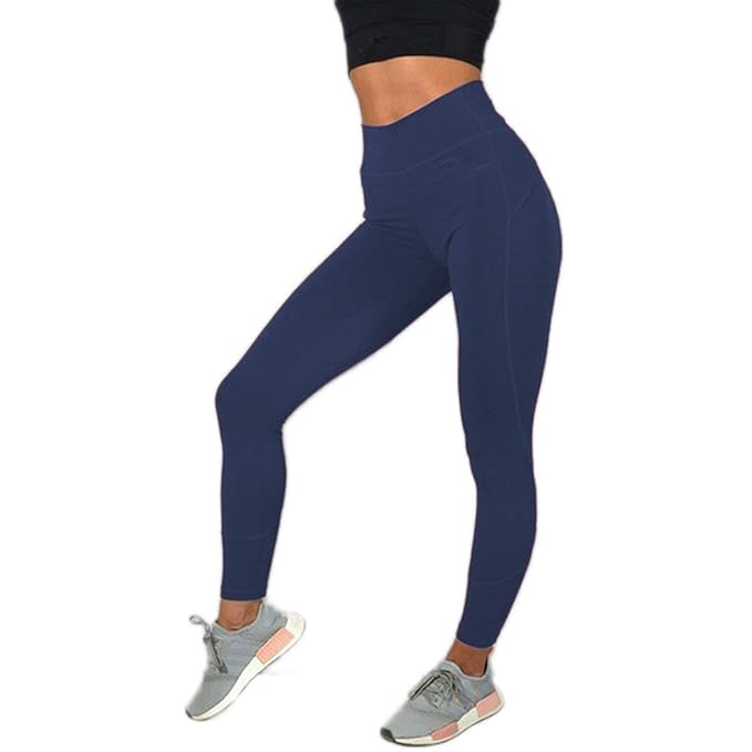 Pau1Hami1ton Leggins Mujer, Mallas Fitness Push Up Pantalones Deporte Running Yoga GP-06