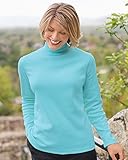UltraSofts by National Women's Mock Turtleneck Top