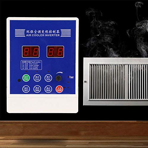 VFD Adjustable-Frequency Drive,AC220V VFD Variable Frequency Drive Motor Speed Controller with Remote Control for Air Cooler(1.1KW) - Thumbnail 5