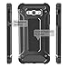 Jiunai Galaxy J5 Case 2016, Hybrid Dual Layer Hard Cover TPU Silicone Shockproof Bumper Defender Protective Shell Armor Heavy Duty Protection for Samsung J5 Black