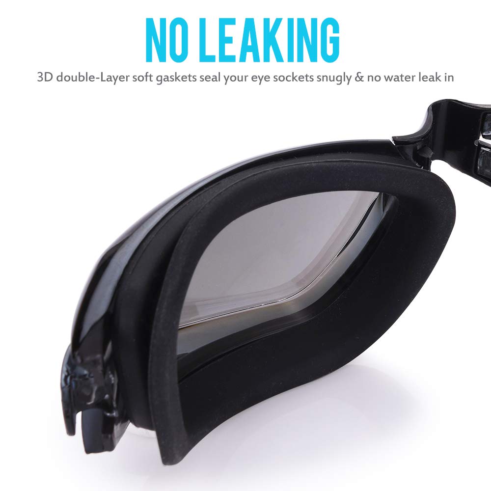 uv 400 gafas para piscina con tapones