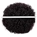 AISI QUEENS Synthetic Afro Puff Drawstring Bun Ponytail Short Kinky Curly Hair Bun Extension Hairpieces Updo Hair Extensions with Two Clips(6inch,4#)