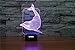 LovoIn Dancing Dolphin 3D LED Illusion Night Light Table Desk Room Lamp, 7 Colors Changing, Touch Switch USB Charging, Gift for Kids Family Friends and Home Decoration Light
