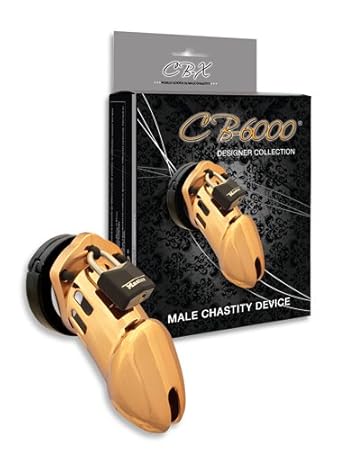 CB-X CB-6000 37 mm Gold Chastity Cage
