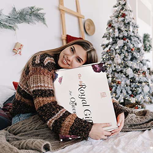 Birthday Gifts for Women, Gift Basket for Women, Handmade Organic Bath Bombs, Royal Birthday Gifts Box, 9 Luxurious Gifts Set with Cards , Surprise Gift Idea for Girl, Sister, Mom and Wife