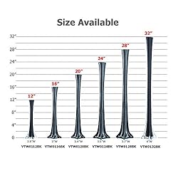 WGV Eiffel Tower Vase, Open 1", Height