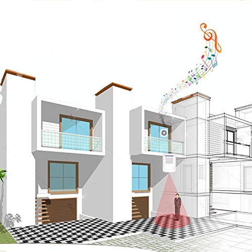 Alarma-de-seguridad-HausFine-Inalmbrico-Timbre-de-Alarma-para-la-Puerta-con-Sensor-de-Movimiento-PIR-Infrarrojo-Detector-de-Timbre-del-Sensor-Ideal-para-Tiendas-Mercados-y-Familias-1-2