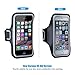 MPOW Sport Armband for iPhone 6 6S, Running SweatProof Armbands Case with Additional Adjustable-Length Extention Band and Key Pocket for Gym Biking Jogging Running Walking Newer Version(Black)