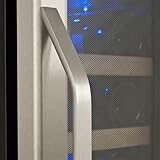 EdgeStar CWR181SZ 12 Inch Wide 18 Bottle Built-In Wine Cooler - Black/Stainless Steel