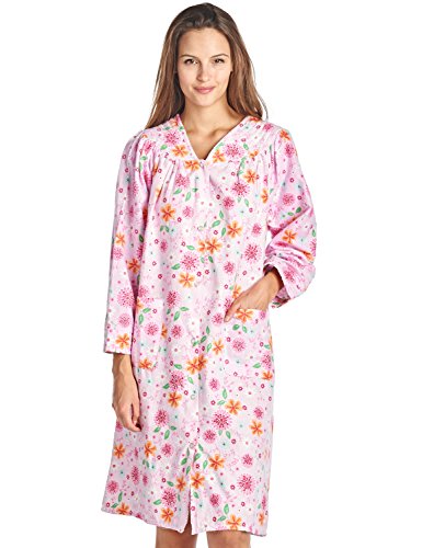 flannel duster with snaps