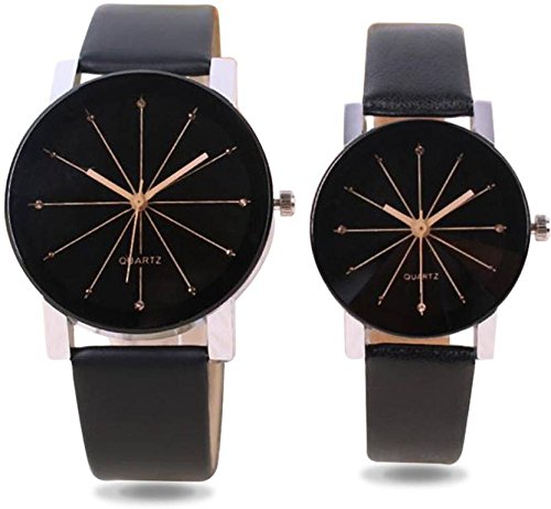 Krupa Enterprise Analogue Black Dial Men's and Women's Watches (203)