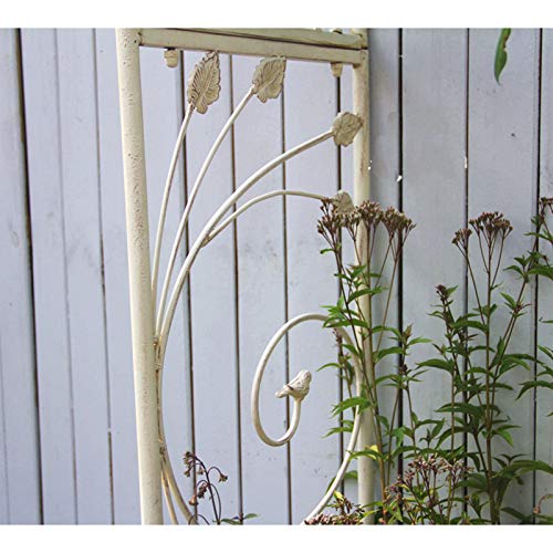 AAQQ Rosenbogen aus Metall, Blumen im Freien Gartenbogengitter, Robuste Gartenlaube aus Metall für Kletterpflanzen… – Bild 6