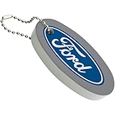 GRAPHICS & MORE Ford Motor Company Blue Oval Logo Floating Keychain Oval Foam Fishing Boat Buoy Key Float