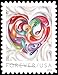 Quilled Paper Heart 2016 Forever Postage Stamps Sheet of 20