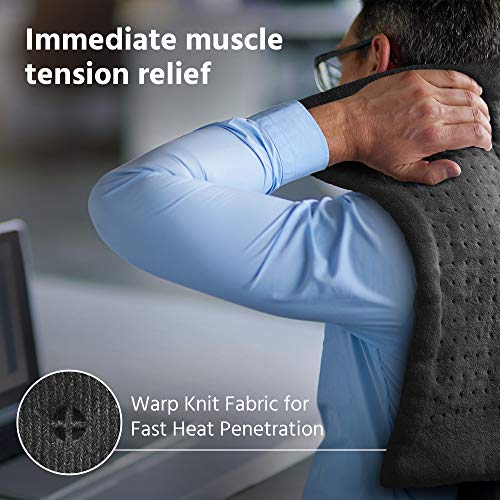 GENIANI Extra Large Electric Heating Pad for Back Pain and Cramps