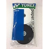 YONEX Super GRAP 30-Pack Racket Grips, White Black