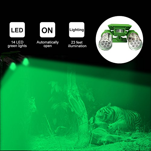ARTITAN Feeder Light Hog Hunting Green Light Motion Sensor Light 120