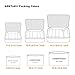 ARKTEK 6-Pack Travel Organizers Packing Cubes with Laundry Bags - Navy Blue