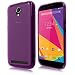Cbus Wireless Matte Finish TPU Rubber Gel Case / Cover for BLU LIFE PLAY 2 - Semi Transparent Purple