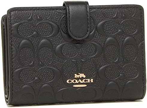 [コーチ]アウトレット 二つ折り財布 シグネチャー ブラック レディース COACH F67565 [並行輸入品]
