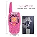 ENGPOW Walkie Talkies Kids 22 Channels Two Way Radio 2 Mile Range Mini Walkie Talkies Flashlight LCD Screen Gifts Kids (Pink, 2PCS)