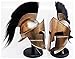Medieval Armour KING LEONIDAS GREEK SPARTAN 300 Roman Helmet on Wooden Stand
