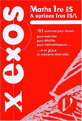 Maths, 1re ES et options ES et L