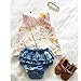 Miward Infant Baby Girl Outfit Wildflowers Cross Vest Ruffled Leaf Short Pants With Headband Clothing (Tag: 90/12-18 Months, White)
