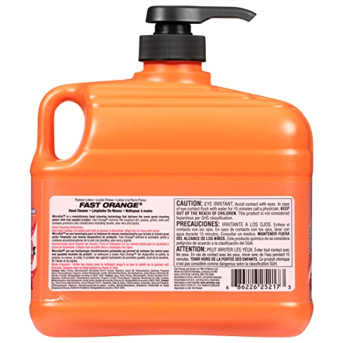 Fast Orange Permatex 25217 Pumice Lotion, Heavy Duty Hand Cleaner