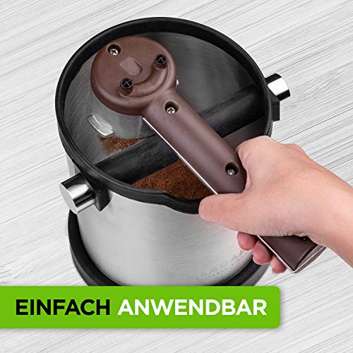 Abklopfbehälter für Siebträger | Knock Box | Lacari ORIGINAL Abklopfbehälter | Abschlagbehälter für Siebträger aus recycelbarem Kunststoff | Kaffeesatz Abschlagbehälter | Kaffee Geschenk – Bild 7