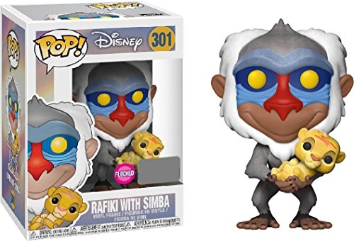 Lion King Rafiki with Simba Flocked Pop! Figure - EE Excl.