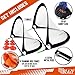 Trailblaze Pop Up Soccer Goals for Backyard - 2 Portable Soccer Nets for Backyard, 8 Disc Cones + Carry Case - Ideal Soccer Equipment for Training