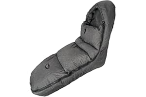 CozyMe Stroller Footmuff, Stroller Blanket with Hoodie for Toddler Winter Stroller Cover, Stroller Bunting Bag with Fleece Lined Front Height Adjustable & Removable Baby Bunting Bag for 6M-4T