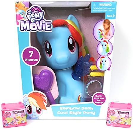 My Little Pony The Movie Rainbow Dash Style Pony BONUS 2 My Little Pony Mash'ems Stack'ems Series 1